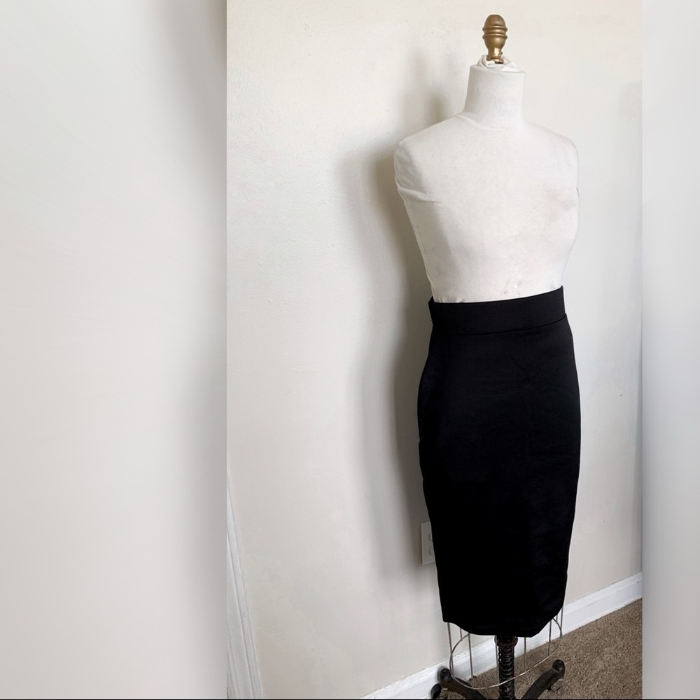 NEW Classic Black Bodycon Pencil Skirt